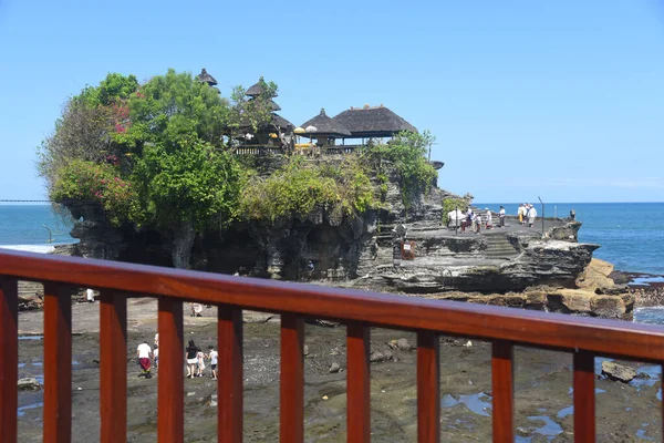 Bali Indonesia July 2022 Holy Famous Tanah Lot Temple Bali — Foto Stock