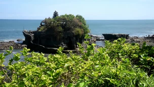 Bali Indonesia July 2022 Holy Famous Tanah Lot Temple Bali — Stok video