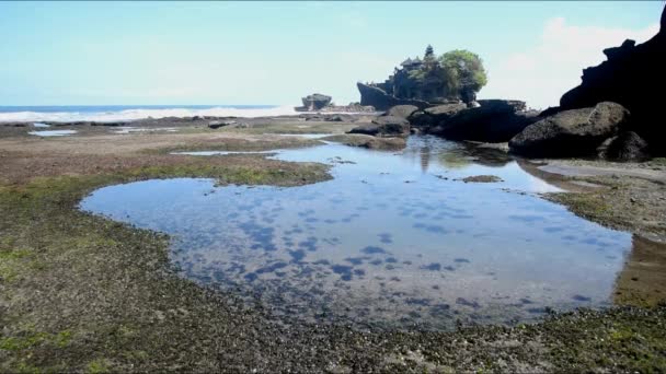 Bali Indonesia July 2022 Holy Famous Tanah Lot Temple Bali — Vídeo de Stock