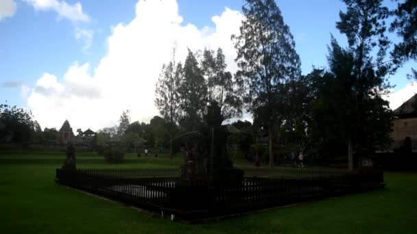 Royal Temple Taman Ayun Mengwi Village Bali Indonesia — Stockvideo