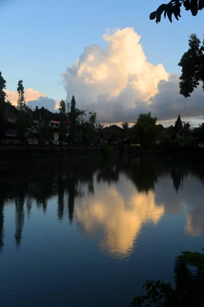 Bali Indonesia Agosto 2022 Lago Templo Taman Ayun Aldea Mengwi — Foto de Stock
