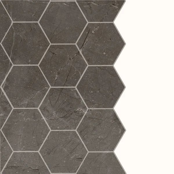 Cement Tile Floor Transition Flooring Wood Tile Wood Pattern Texture — Stock Photo, Image