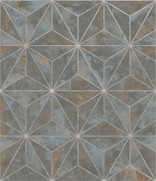 Metaalpatroon Textuur Gebruikt Voor Het Interieur Exterieur Keramische Wandtegels Vloer — Stockfoto