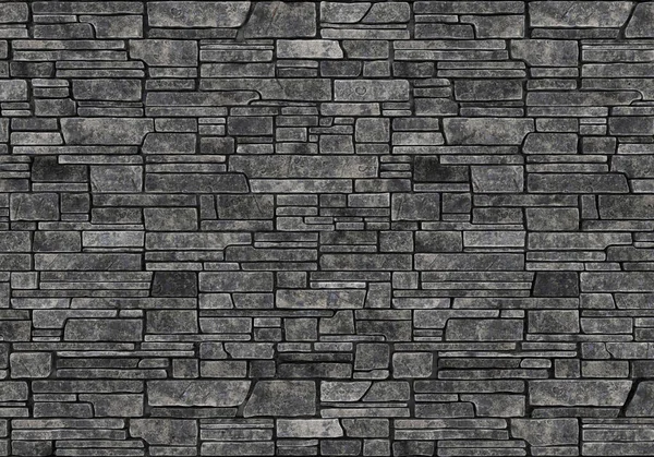 濃い灰色の石積みの背景の質感 — ストック写真