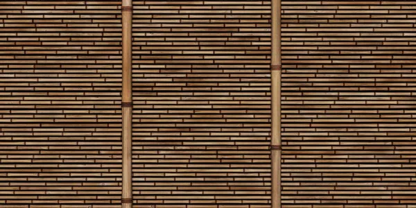 Çapraz kirişli bambu tavan dokusu arka planı