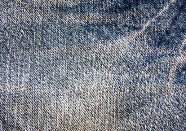 Kain Jeans Biru Latar Belakang Denim Kosong — Stok Foto