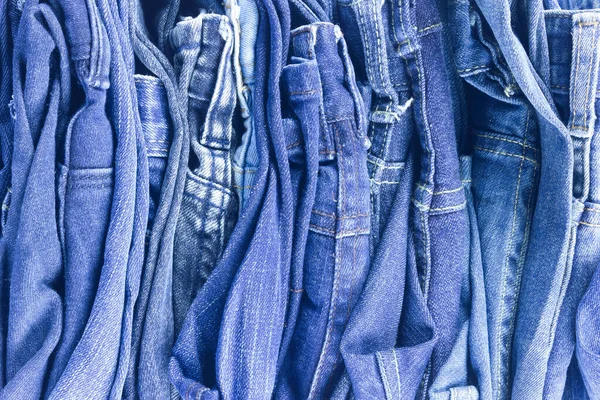 Jeans Texture Empty Denim Background — Stock Photo, Image