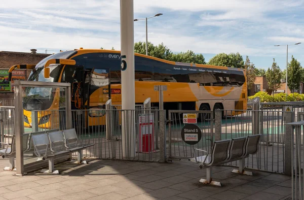 Plymouth Devon England Storbritannien 2022 Bussresa Från Och Till Centrum — Stockfoto