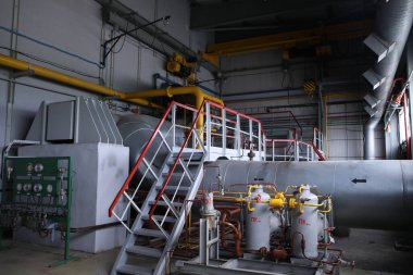 Gaz taşıma sistemi. Benzin için pompalama istasyonu. Benzin istasyonu ve benzin depoları. Dünya çapında ulaşım. Petrol ve gaz sektörü. türbinler.