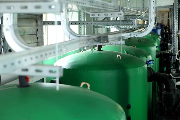 Purificación Agua Para Refrigeración Sala Servidores Preparación Temperatura Ideal —  Fotos de Stock