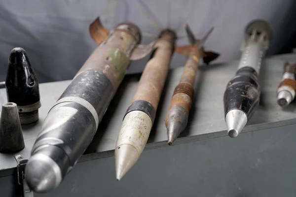 Lots Shells Rockets War Ukraine Grenades Atgms Cruise Missiles Personnel — ストック写真