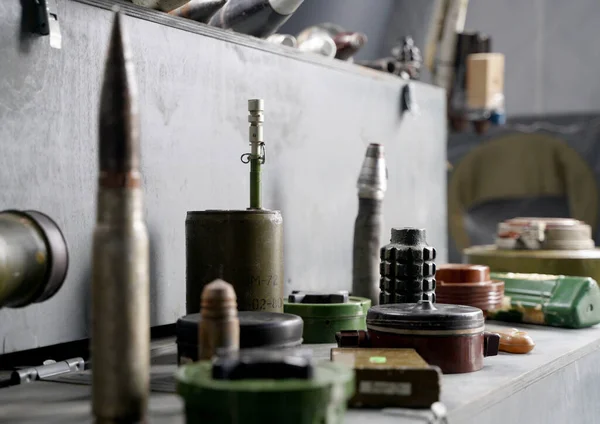 Lots Shells Rockets War Ukraine Grenades Atgms Cruise Missiles Personnel — Foto Stock