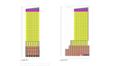 Mimari çizimlerin animasyonu. Bina planı, renk çizimi. Bir iş merkezi tasarlıyorum.