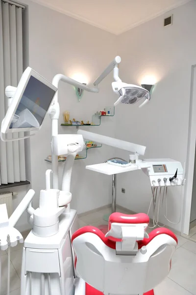 Dental office. Equipment for dental treatment. Dental unit Individual air conditioning and humidification system in treatment rooms.