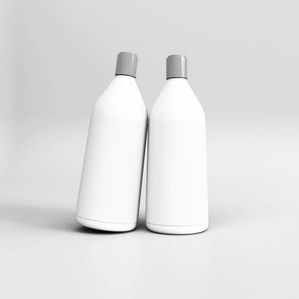 Πλαστικό Μπουκάλι Mockup Πρότυπο Για Την Προσομοίωση Του Σχεδίου Σας — Φωτογραφία Αρχείου
