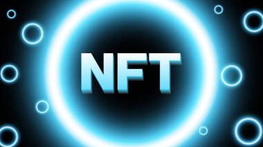 Şifreleme sanatı konsepti nft pankartı