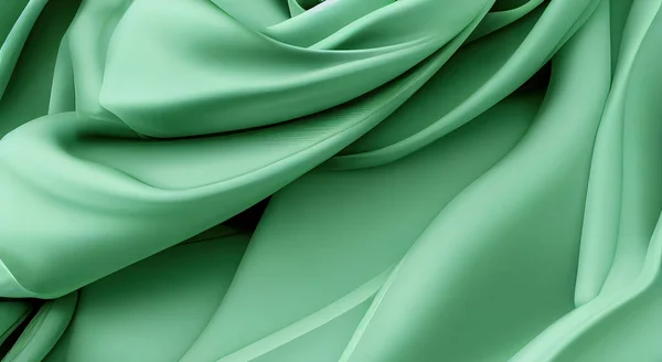 Texture of silk fabric. abstract fashion background. Flying silk ribbon and satin fabric. 3d rendering