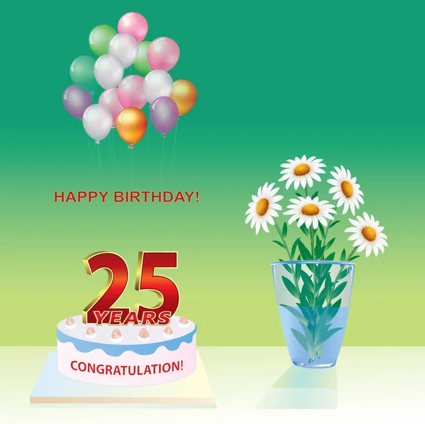 Cake 25 Years Images Vectorielles Cake 25 Years Vecteurs Libres De Droits Depositphotos