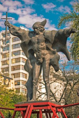 Buenos Aires 'teki güzel anıt, Arjantin