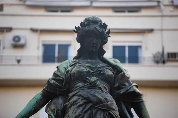 Beau Cliché Statue Ancienne — Photo