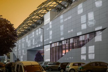 Şehrin modern mimari manzarası