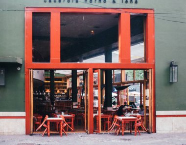 Buenos Aires, Arjantin 'de bir kafe. 