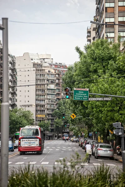 Straßenansicht Von Buenos Aires Argentinien — Stockfoto