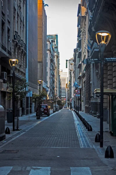 Cityscape Durante Bloqueio Buenos Aires — Fotografia de Stock