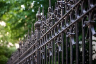 Güzel mimari detay. Buenos Aires 'teki eski bina cephesi