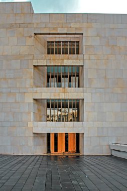 Tel Aviv, İsrail - 8 Mayıs 2019: İsrail Mimari örnekleri, şehir görüşü