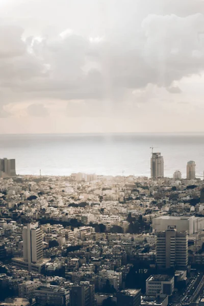 Tel Aviv Israel Noviembre 2020 Vista Desde Azotea Del Paisaje — Foto de Stock