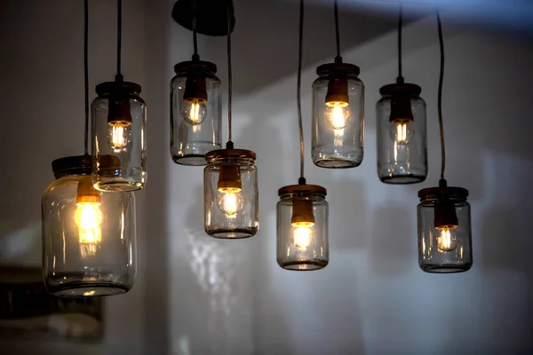 Hanging Lamps Ceiling — Stock Photo, Image