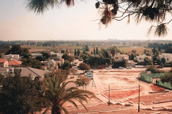 Şehir Manzarası Yeşil Bitkiler — Stok fotoğraf