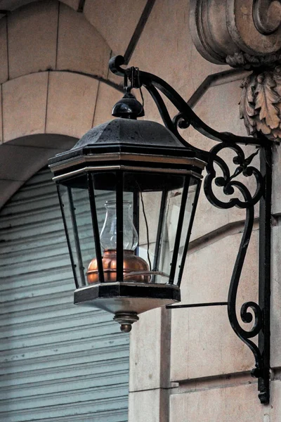 Hermoso Detalle Arquitectónico Antigua Fachada Del Edificio Buenos Aires —  Fotos de Stock