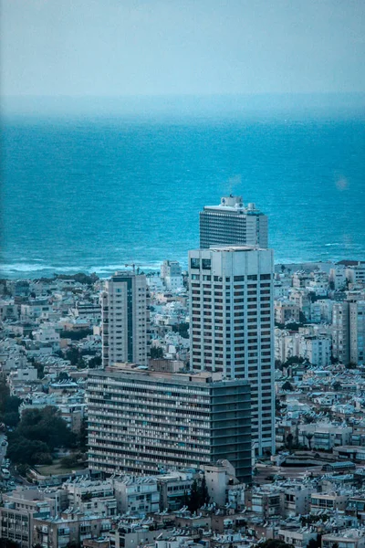 Tel Aviv Israël Novembre 2020 Vue Depuis Toit Paysage Urbain — Photo