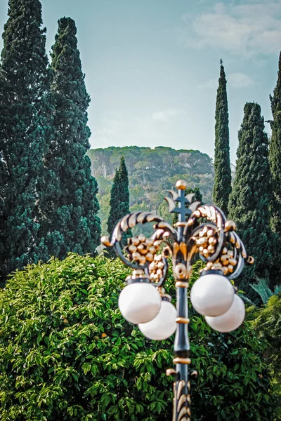 Haifa Israel Noviembre 2019 Escultura Bahai Gardens —  Fotos de Stock