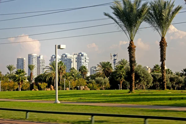 Tel Aviv Israel November 7Th 2020 Modern Architecture Downtown — Stock Photo, Image