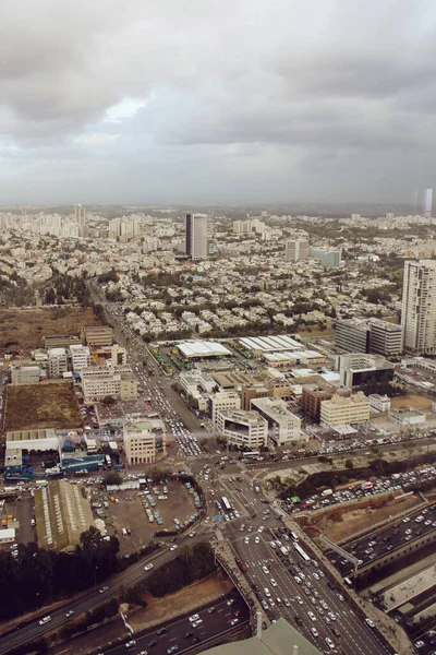 Tel Aviv Israel Noviembre 2020 Vista Desde Azotea Del Paisaje — Foto de Stock