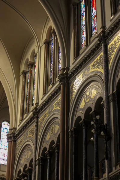 Gros Plan Intérieur Ancienne Cathédrale — Photo