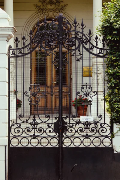 Staré Dřevěné Dveře Buenos Aires — Stock fotografie