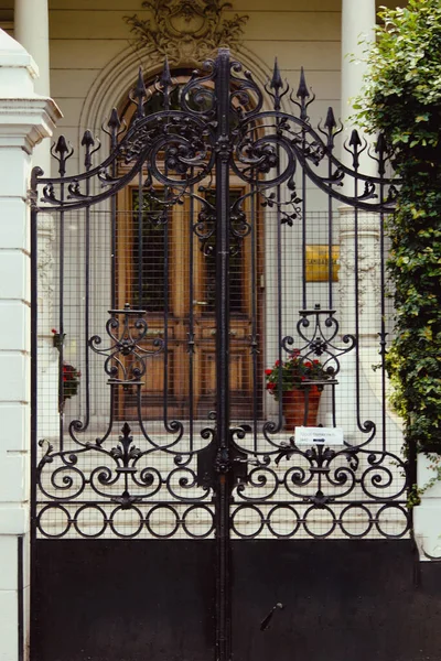 Old Wooden Door Buenos Aires — Stock Photo, Image