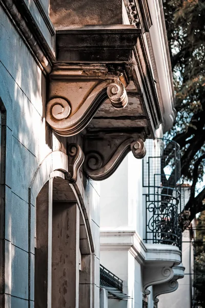 Close Shot Detail Antique Building — Photo