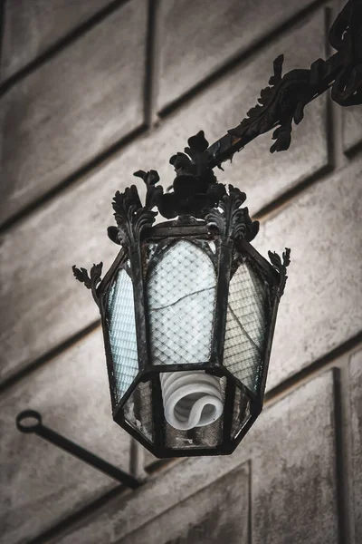 Velha Lanterna Vintage Rua — Fotografia de Stock