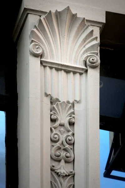 Close Shot Detail Antique Building — Foto de Stock