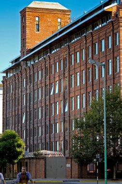 Şehir mimarının güzel manzarası. 