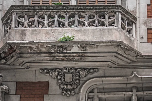 Facciata Vecchio Edificio Buenos Aires — Foto Stock