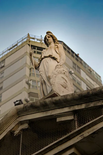 Estatua Una Mujer Buenos Aires Buenos Aires —  Fotos de Stock