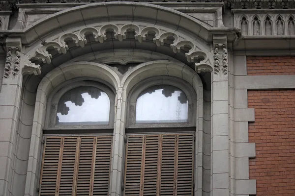 Facciata Vecchio Edificio Buenos Aires — Foto Stock