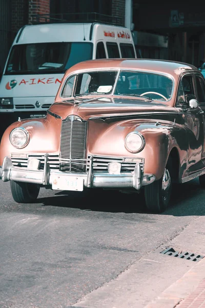 Buenos Aires Argentina November 7Th 2019 Vintage Car Street — Stock Photo, Image