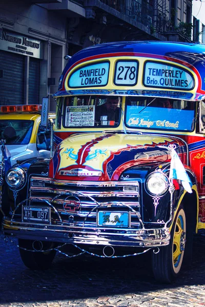 Buenos Aires Arjantin Kasım 2019 Sokakta Klasik Araba — Stok fotoğraf
